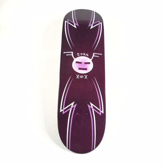 Santa Monica Airlines SMA XOX Purple/White/Pink 8.25 Skateboard Deck