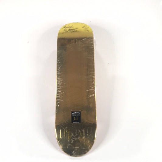 Primitive Bastien Salabanzi Golden Lion 8.1 Vintage NOS Deck Signed By Bastien Salabanzi And Paul Rodriguez