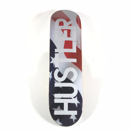 40's and Shorties x Hustler - USA Flag Red/White/Blue 7.8" Skateboard Deck