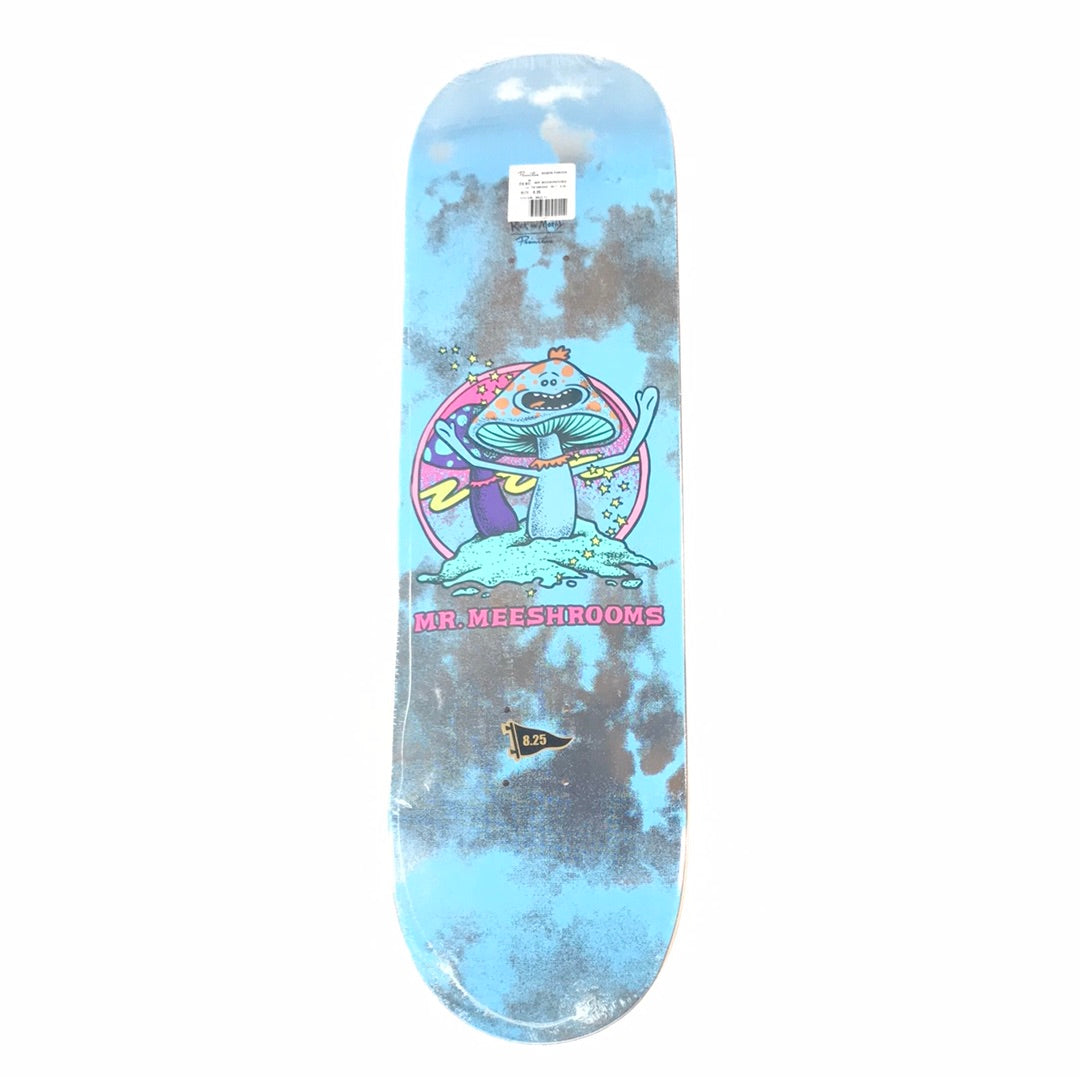 Primitive Rick & Morty Mr. Meeshrooms Blue 8.25 Skateboard Deck