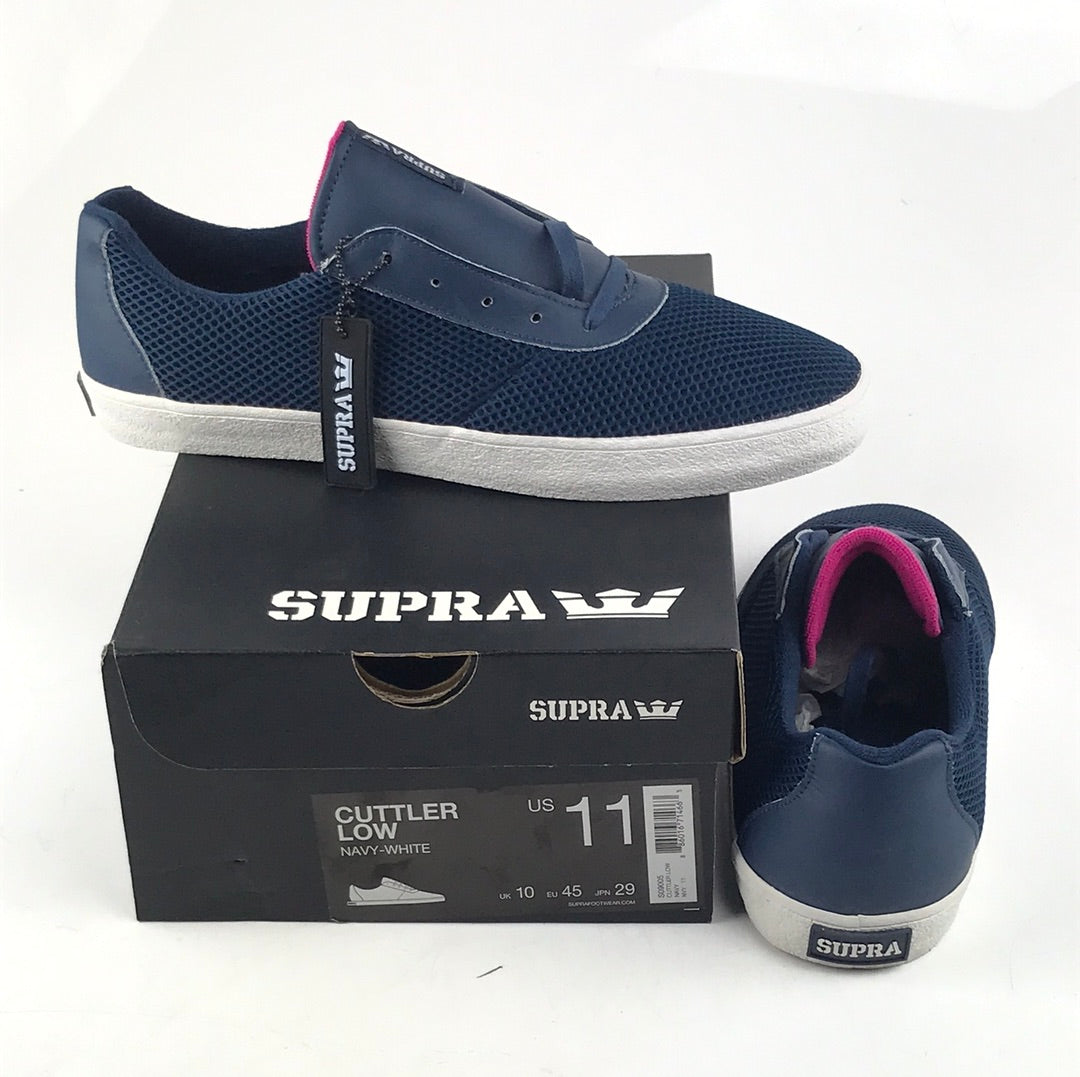 Supra Cuttler Low Navy-White US Mens Size 11