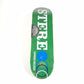 Stereo Raymond Molinar Lettering Green 8'' Skateboard Deck