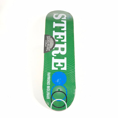 Stereo Raymond Molinar Lettering Green 8'' Skateboard Deck