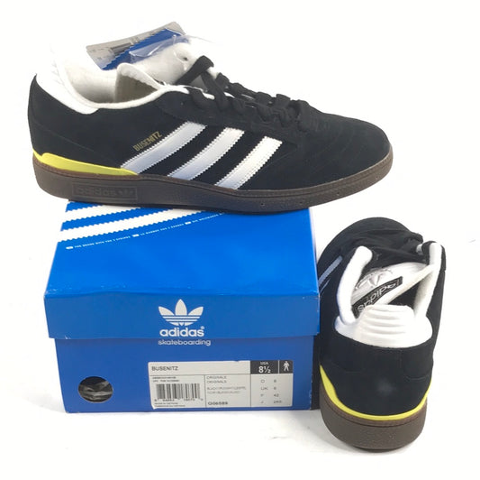 Adidas Skate Busenitz BLACK1/RUNWHT/LEMPEL G06589 US Mens Size 8.5