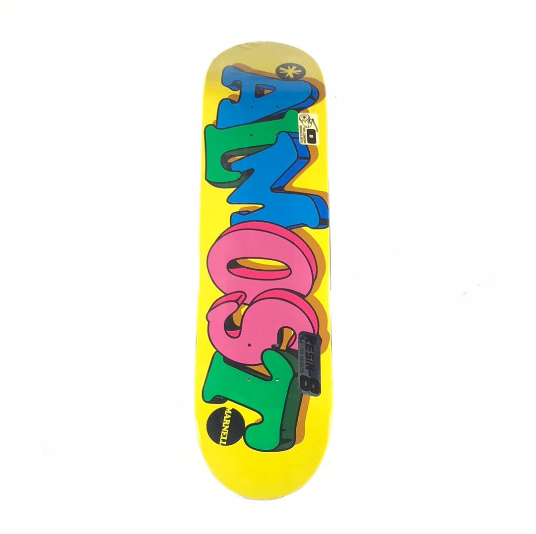 Almost Lewis Marnell Block Letters Multicolor 8.0" Skateboard Deck