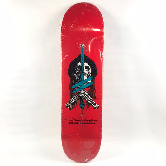 Deathwish Erik Ellington Logo Sword Red 8.5'' Skateboard Deck