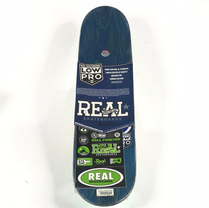 Real Justin Brock Low Pro Green 8.0 Skateboard Deck