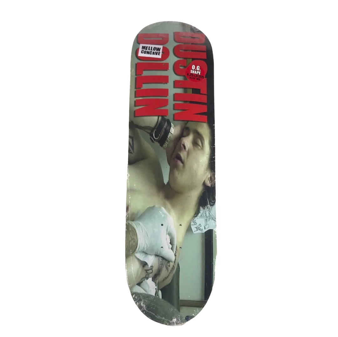 Baker Dustin Dollin Tattoo Red 8.25 Skateboard Deck