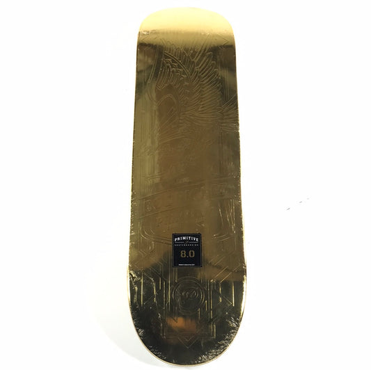 Primitive Paul Rodriguez Gold Eagle Embossed 8.0" Skateboard Deck