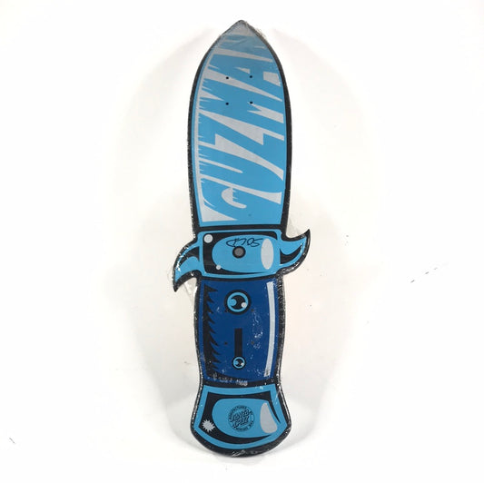 Santa Cruz Emanuel Guzman Switch Blade Blue 7'' Shaped Skateboard Deck