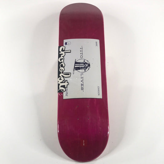 Chocolate Marc Johnson Calling Card Pink 8.125 Skateboard Deck