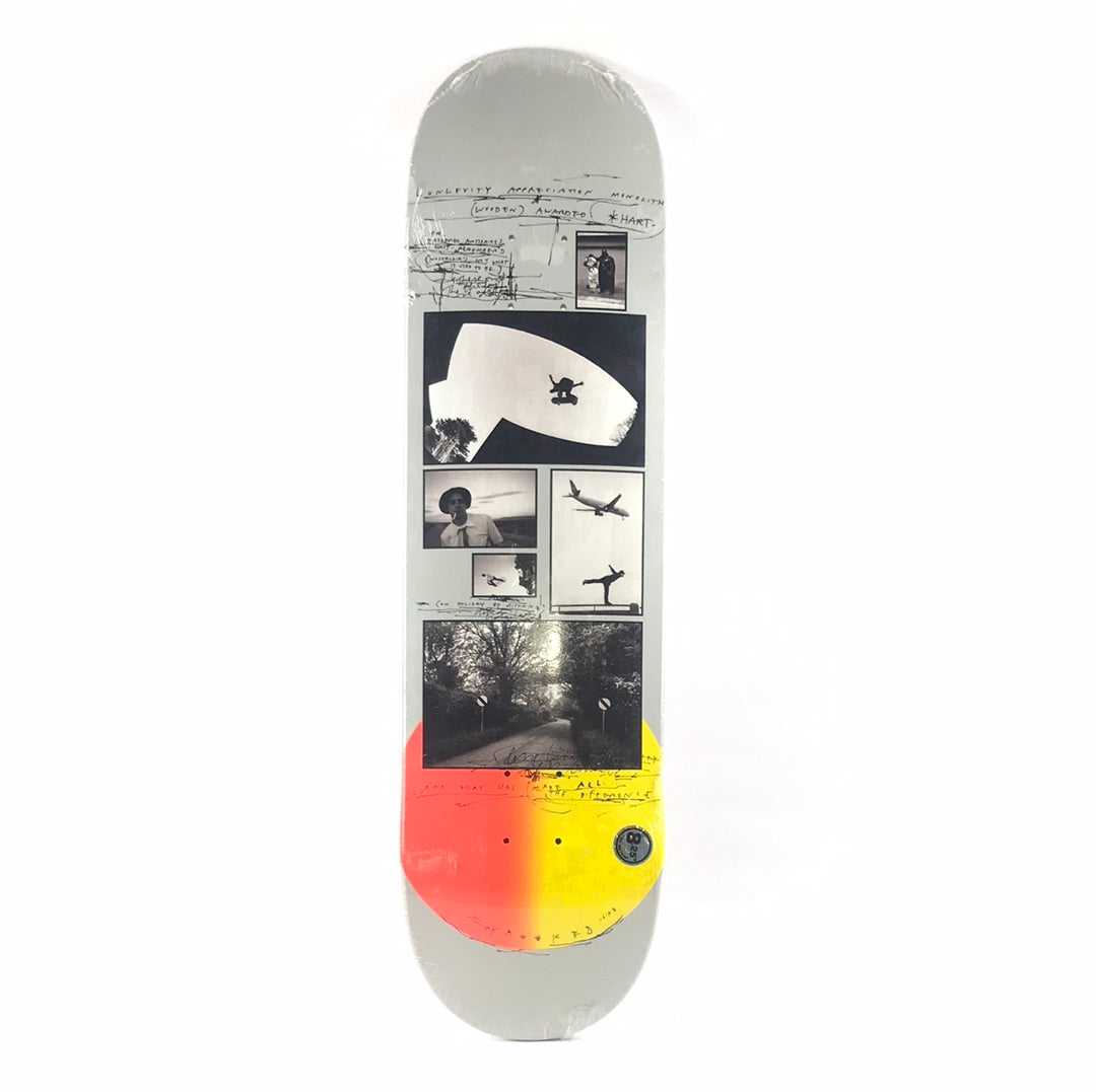 Krooked Richard Hart Guest Model Grey 8.25'' Skateboard Deck