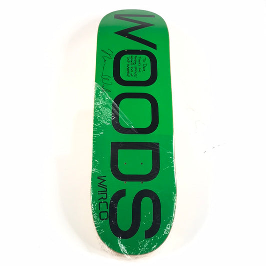 Warco Norman Woods Signed Basic Green/Black 8.5" Skateboard Deck