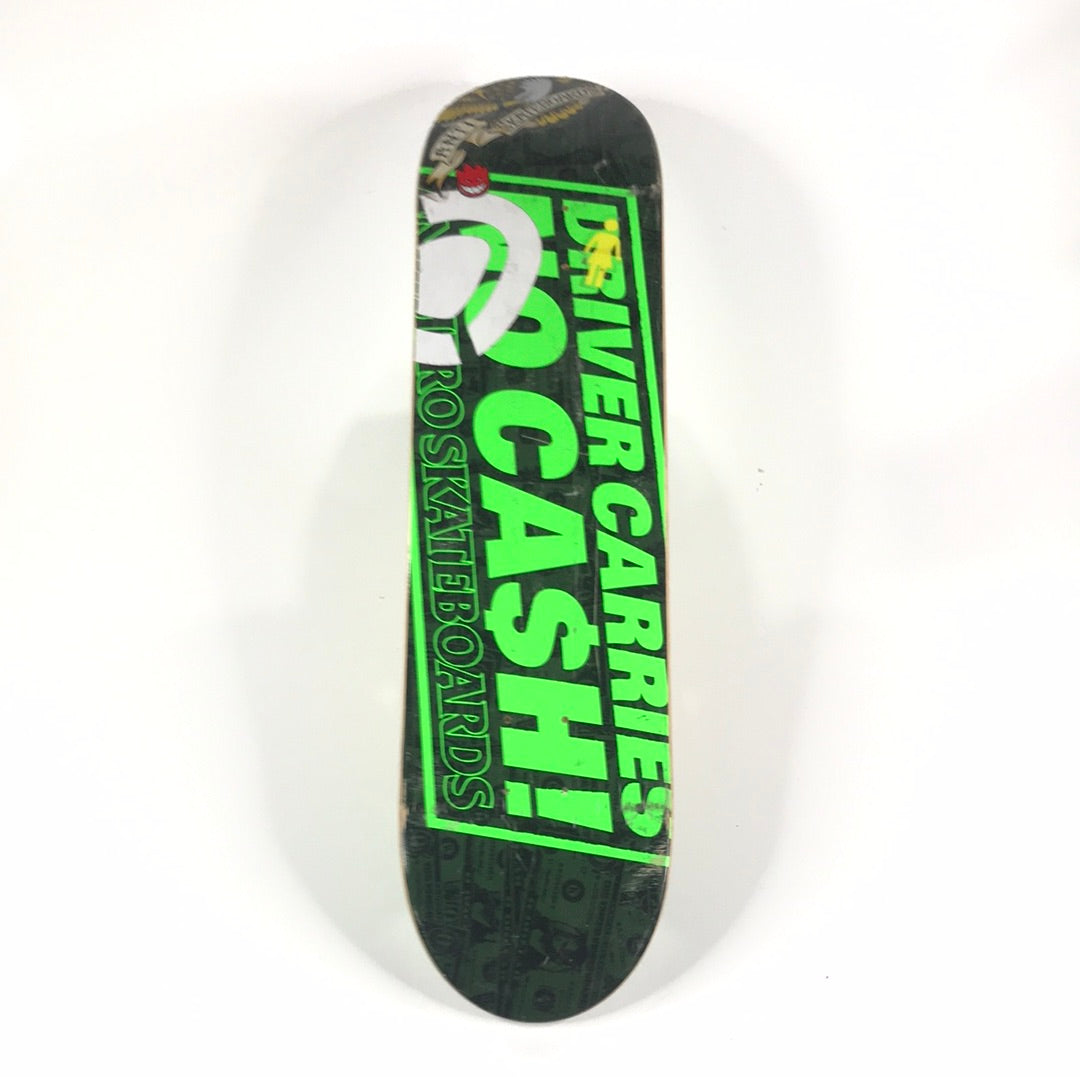 Anti Hero No Cash Green 7.75 Skateboard Deck