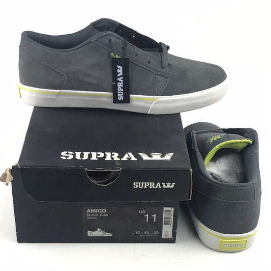 Supra Amigo Black-Gum US Mens Size 11