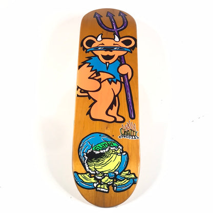 Pocket Pistols Ron Chatman Grateful Dead Demon Blue/Orange 8.25'' Skateboard Deck