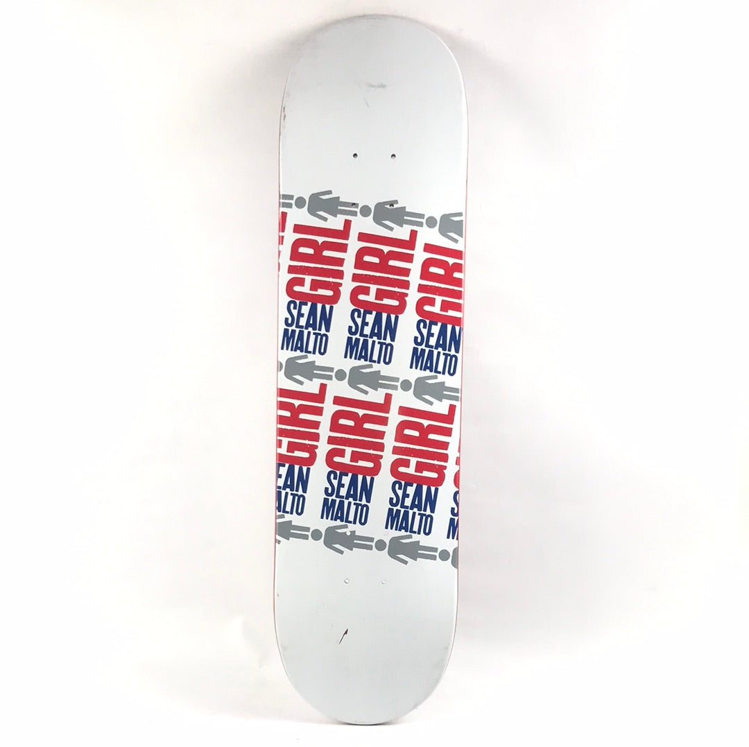 Girl Sean Malto Pop Secret White 8 1/8 Skateboard Deck