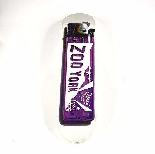 Zoo York Danny Supa Purple Lighter White 7.5" Skateboard Deck