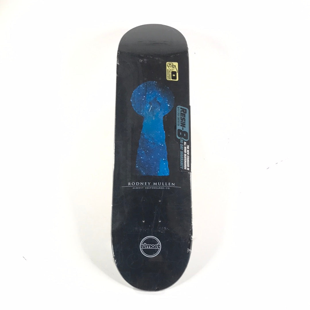 Almost Rodney Mullen Cosmic Keyhole Black/Blue 8.0" Skateboard Deck