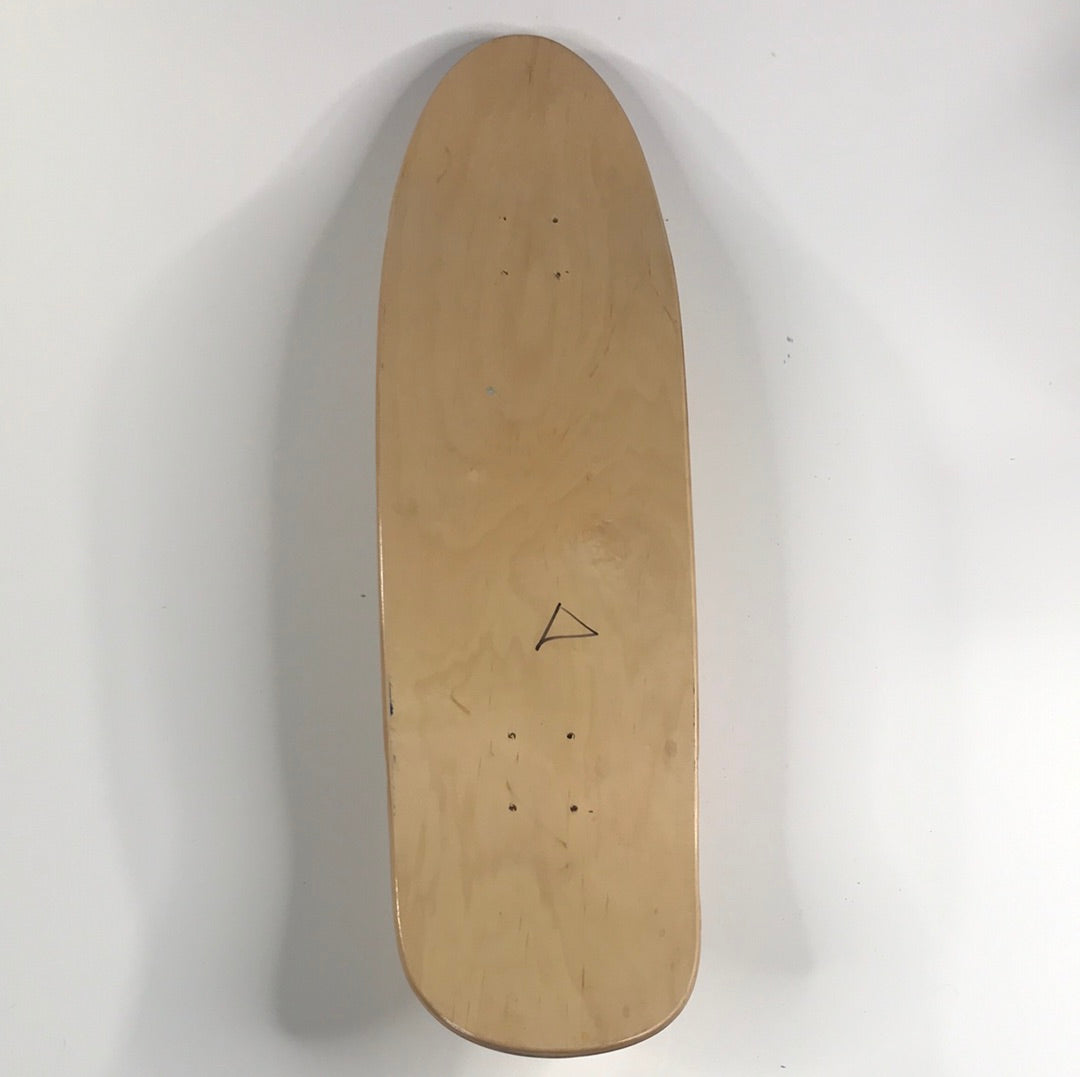 Santa Monica Airlines Jesse Martinez Signed Blue/Wood Grain Skateboard Deck