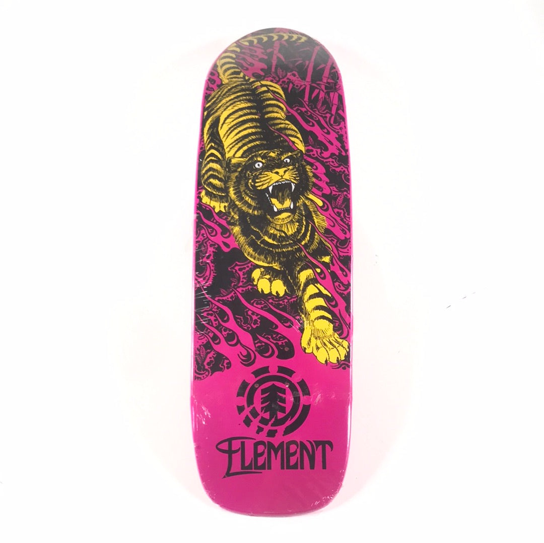 Element Team Yellow Tiger Pink 9.25" Skateboard Deck