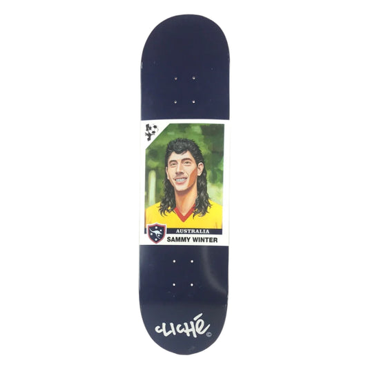 Cliché Sammy Winter Soccer Navy 8.3'' Skateboard Deck