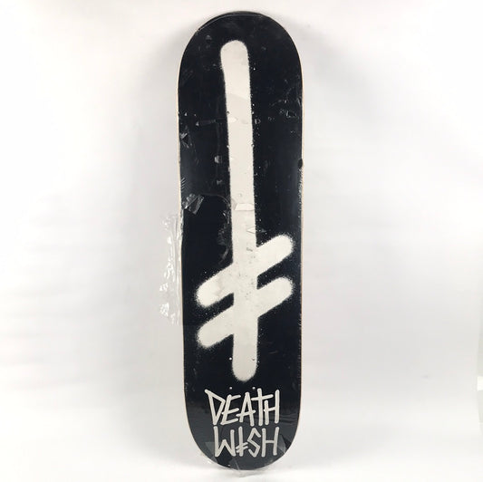 Deathwish Team Classic Spray Black/White 8.5'' Skateboard Deck