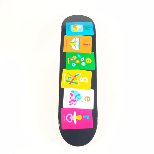 Enjoi Weiger Van Wageningen Acronym Multi 7.75 Skateboard deck