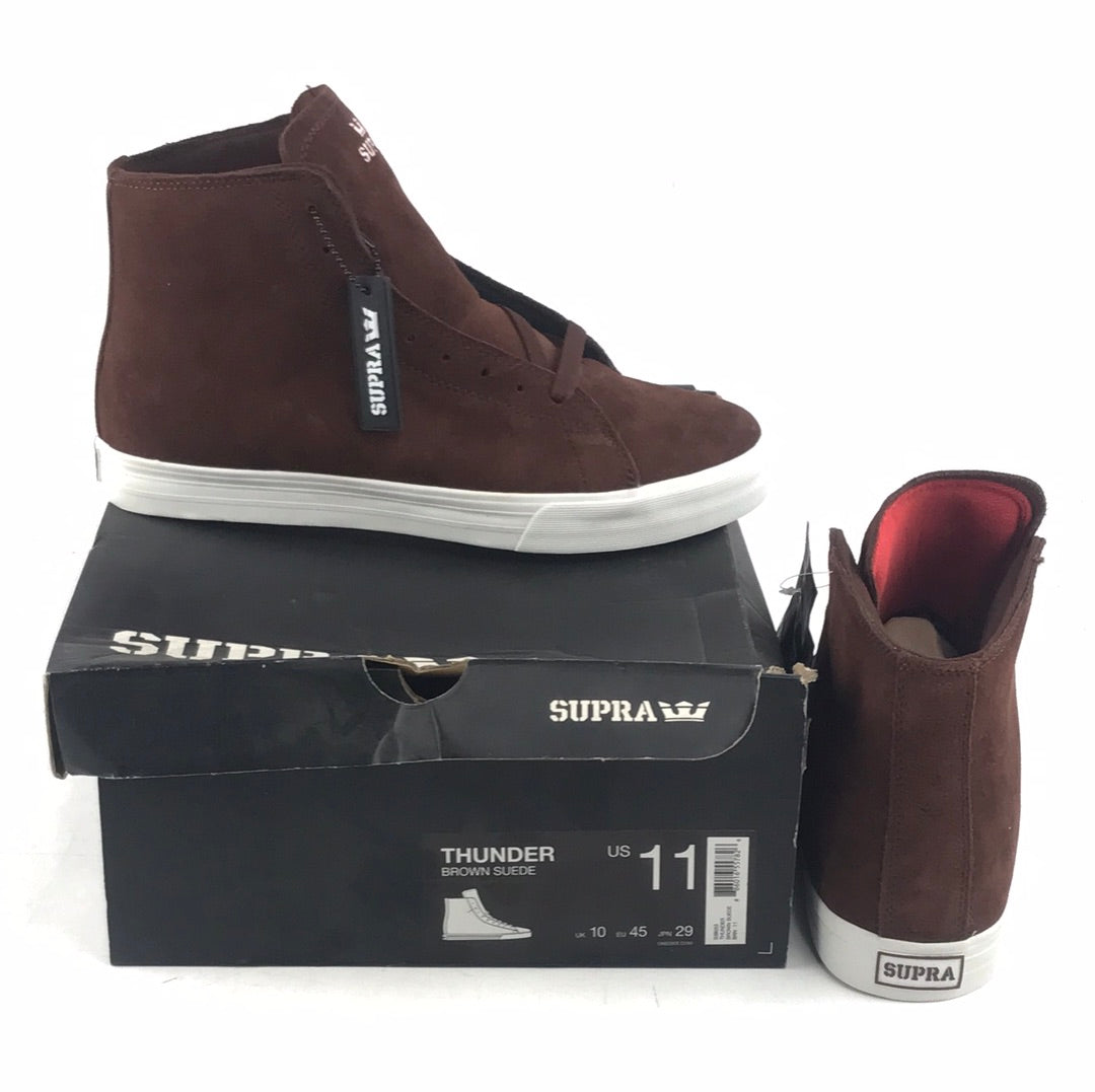 Supra Thunder Brown Suede US Mens Size 11