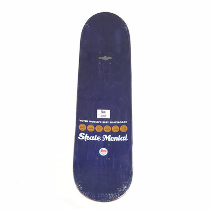 Skate Mental Soccerball Brown/Black/White 8.25 Skateboard Deck