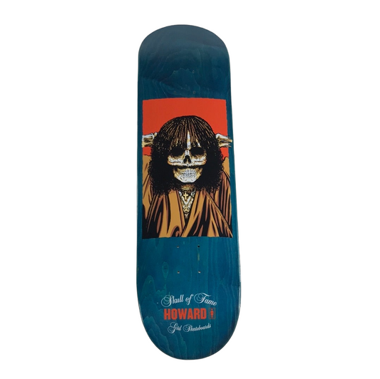 Girl Rick Howard Skull of Fame Blue 8.125 Skateboard Deck