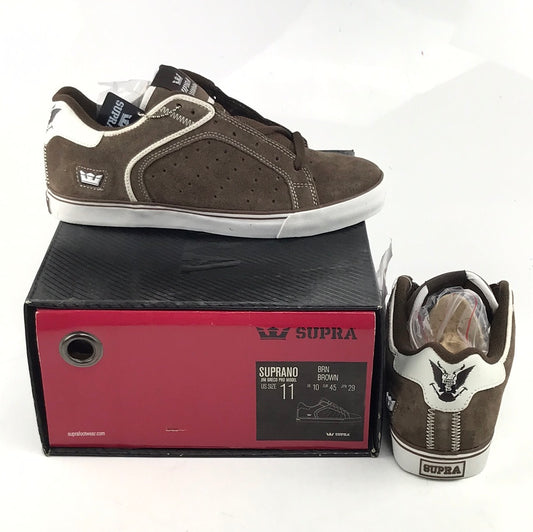 Supra Suprano Brown U.S. Mens Size 11