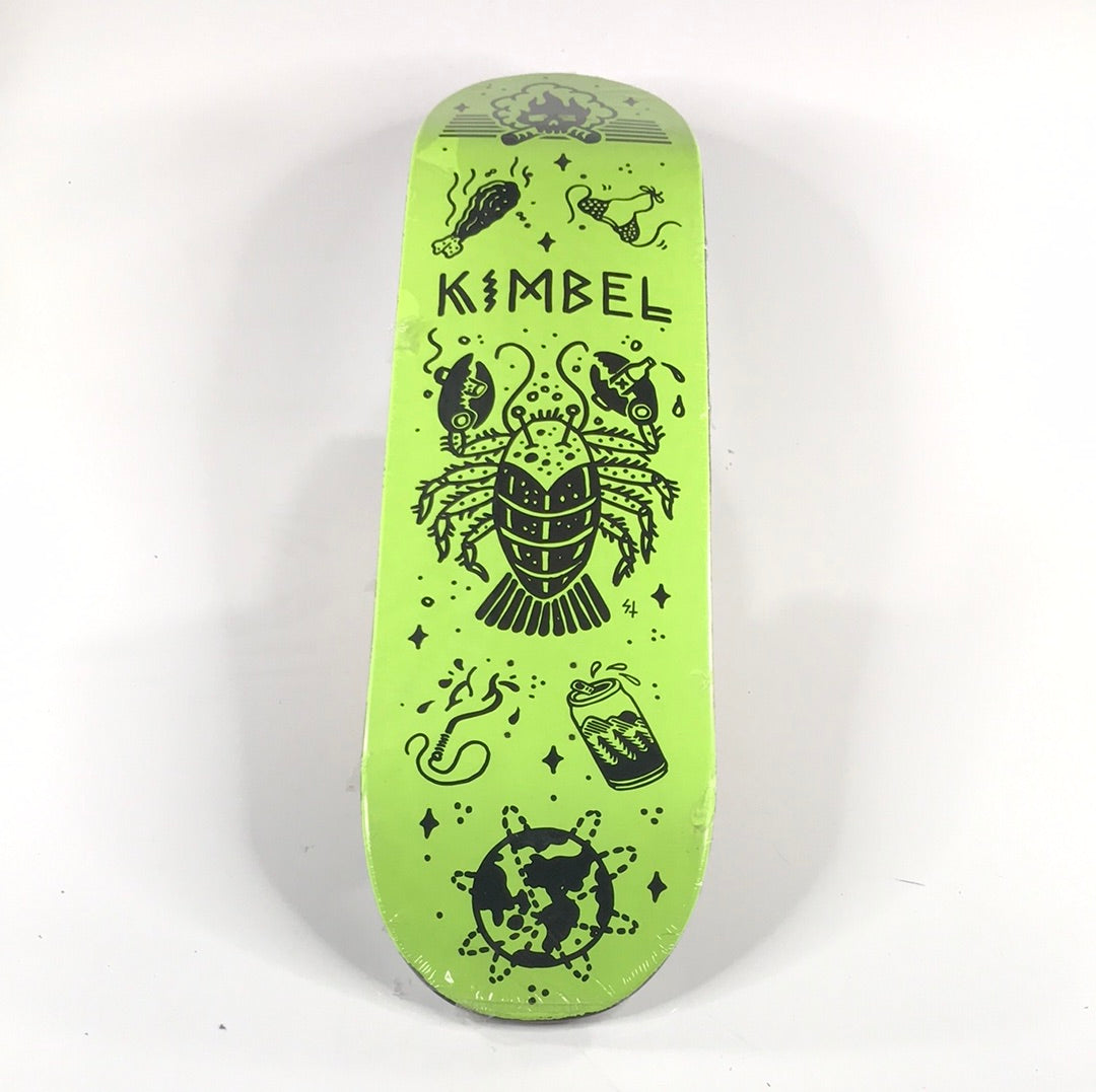 Creature Willis Kimbel Tanked Green 9.0 Skateboard deck