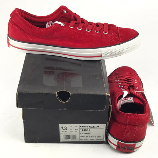 Converse Cons CTS OX Red/White 110956 U.S. Mens Size 13