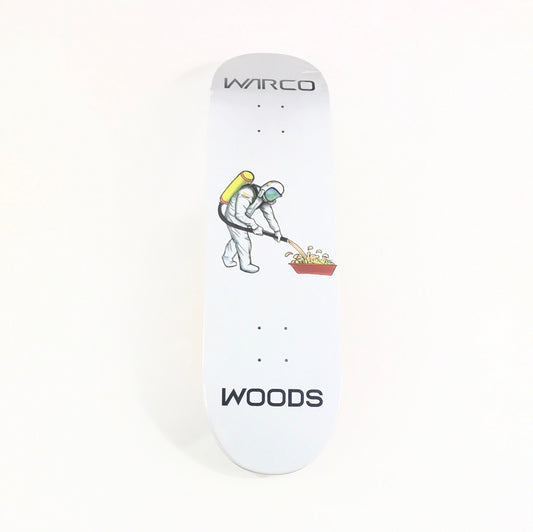 Warco Norman Woods Pest Control White 8.25 Skateboard Deck