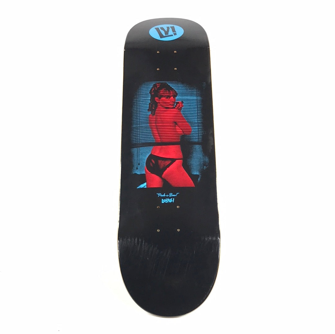 Lurkville Peek-a-Boo Red/Blue/Black 8.25" Skateboard Deck