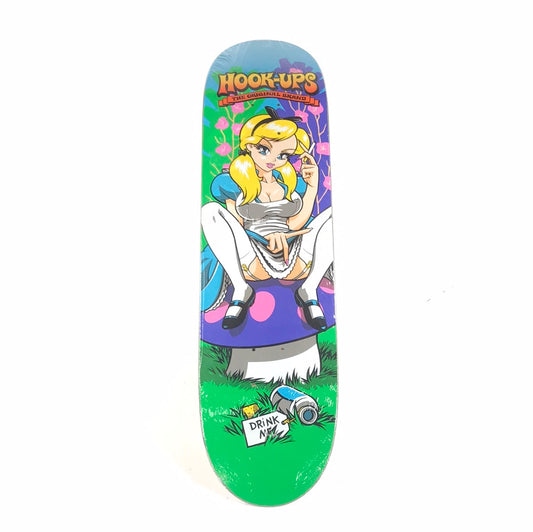 Hook-Ups Alison's Wonderland Multi 8" Re-issue Skateboard Deck