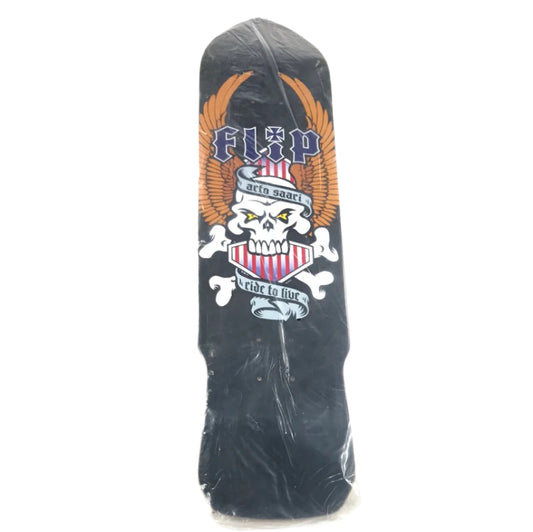 Flip Arto Saari Ride To Live Size 7.75'' Pre-Gripped Vintage NOS Shaped Punk Point Deck