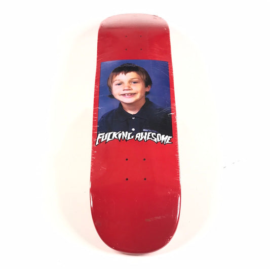Fucking Awesome Elijah Berle Child Photo Red 8.25” Skateboard Deck