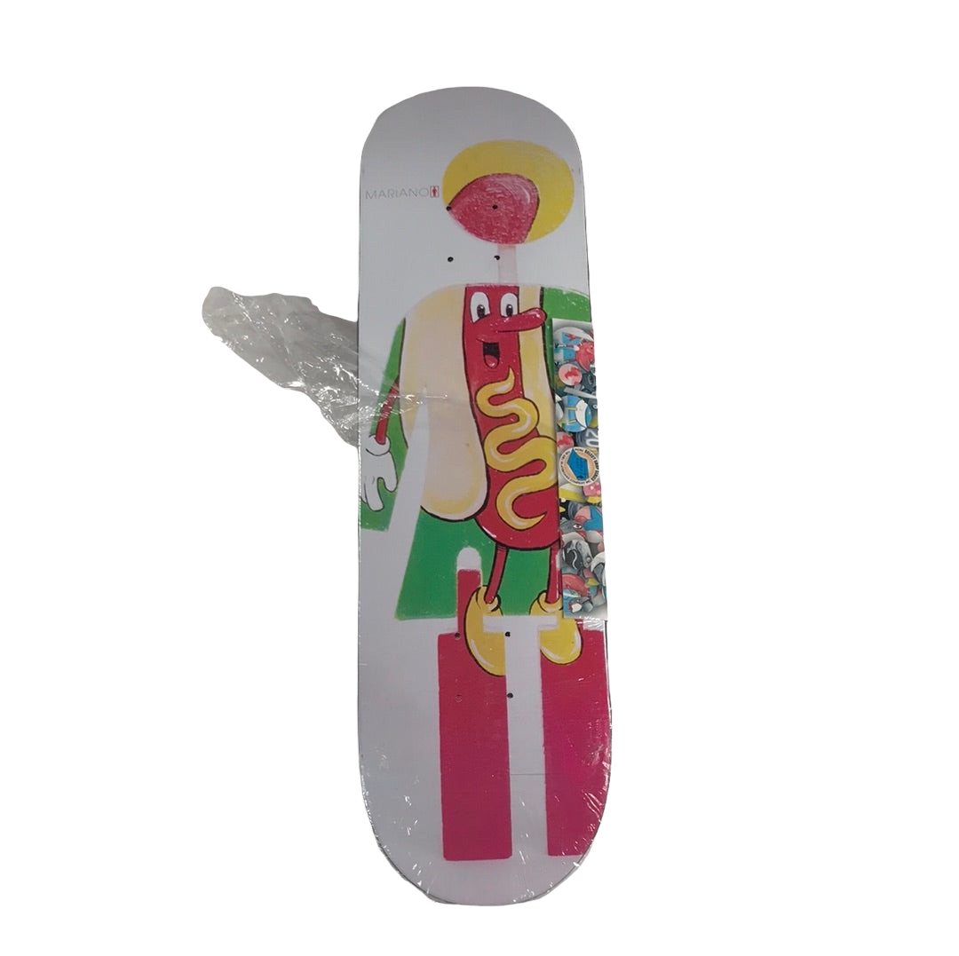 Girl Guy Mariano Select Shop Series Hotdog White 8.12 Skateboard Deck
