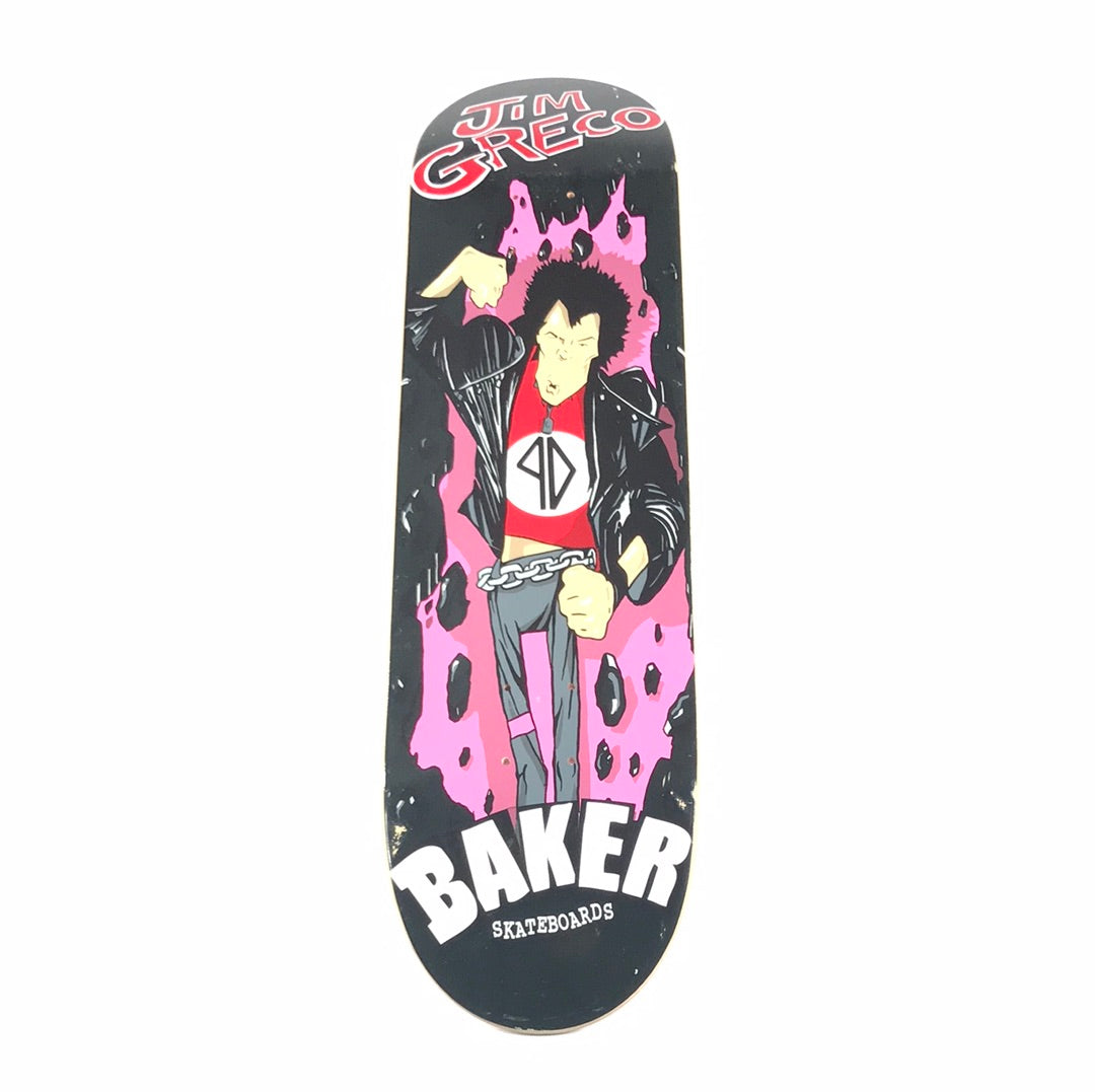 Baker Skateboards - Jim Greco 1st Deck - Piss Drunk Black - Deck 8.0