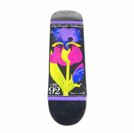 Trap K√∂niglicher Hoflieferant Michi Von Firtel 1992 Hamburg Black/Multi 8.48" Skateboard Deck