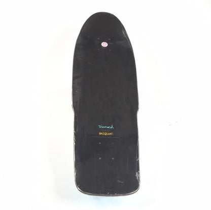 Diamond Basquiat Art Blue Yellow White Shaped 8.75" Skateboard Deck