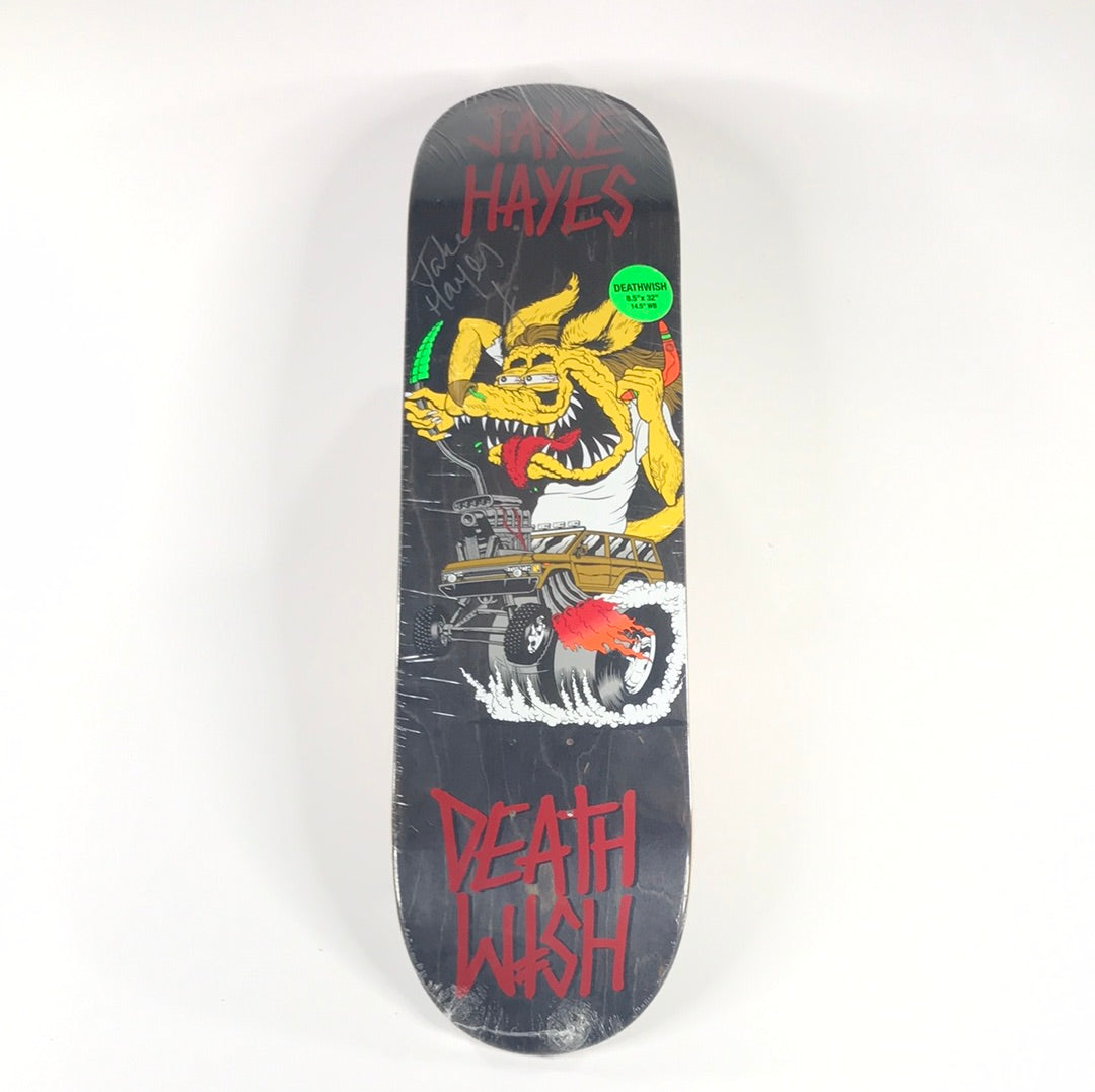 Deathwish Jake Hayes Creep Multi 8.5 Jake Hayes Signed Skateboard Deck