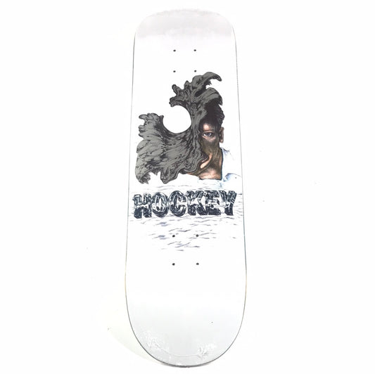 Hockey Andrew Allen Liquid Metal White 8.25 Skateboard Deck