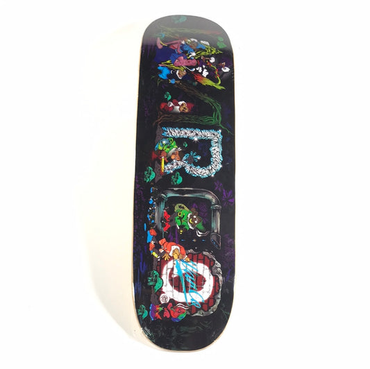 Warco Snow White Black 8.5 Skateboard Deck