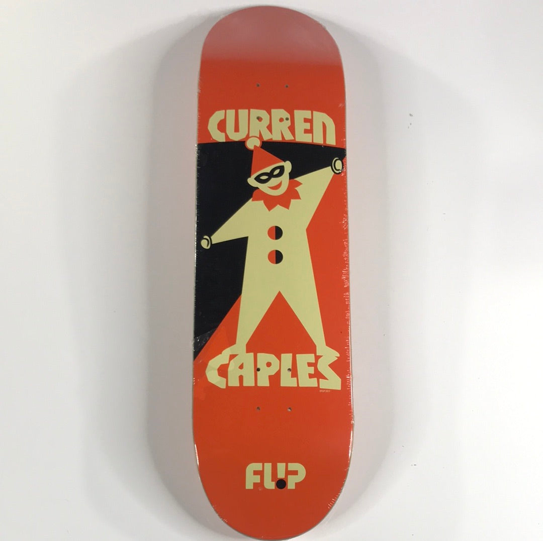 Flip Curren Caples Weirdo Series Orange 8.45 Skateboard Deck