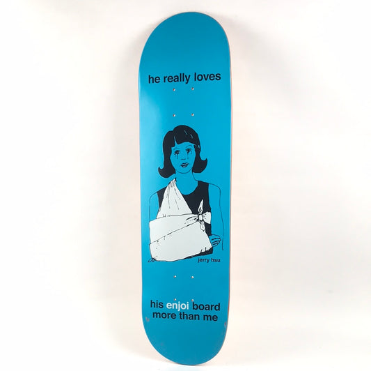 Enjoi Jerry Hsu More Than Me Girl Blue 8.125" Skateboard Deck