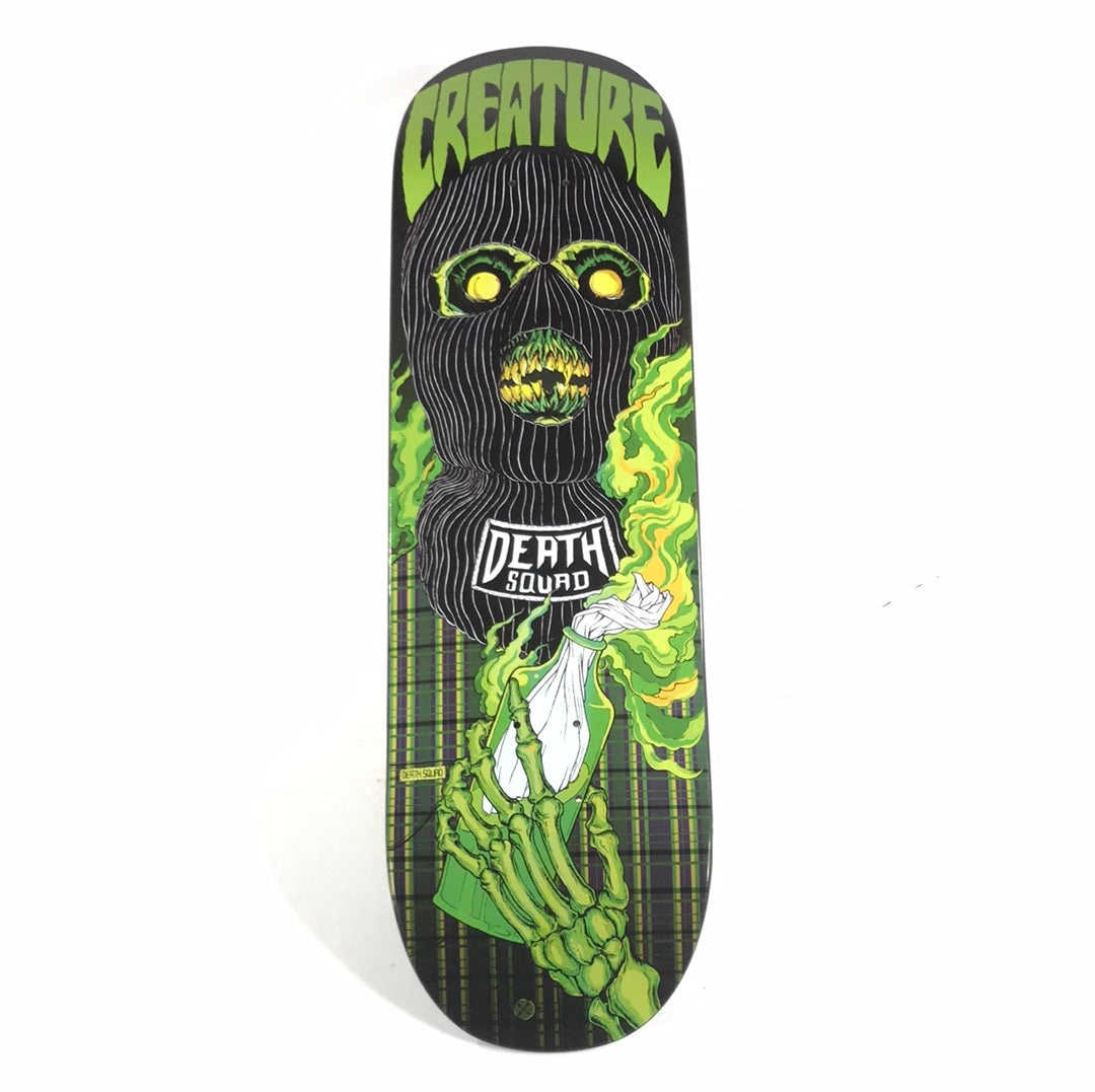 Creature Death Squad  Black Mask 35/300 8.75" Skateboard Deck