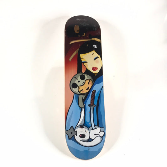 Tokidoki Team Samurai Baby Blue 7 3/8 Skateboard Deck